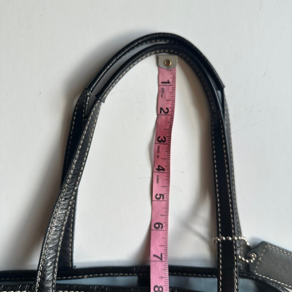 Coach Kisslock Carryall Bag Black Patent Leather Vintage Shoulder Purse F15658 - Picture 12 of 12